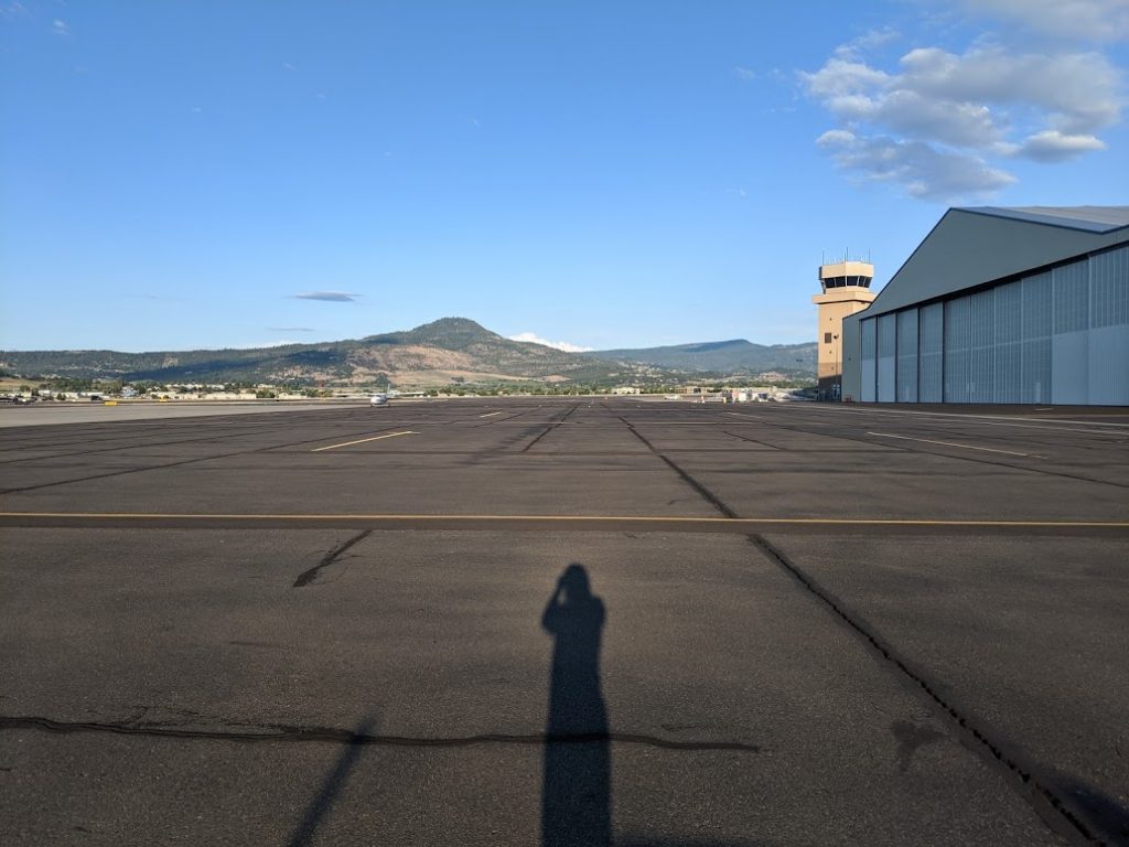  Rogue Valley International Airport. Space, space, and more space. 